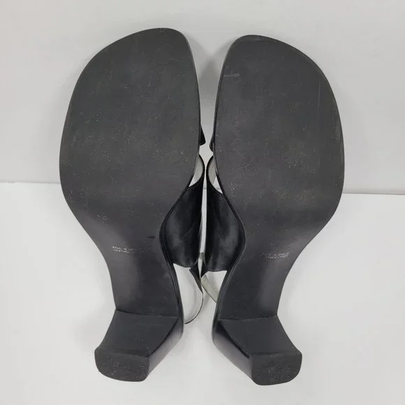 Apostrophe Caray Women's Block Heel Black Leather Shoes US Size 8.5M - Picture 7 of 9